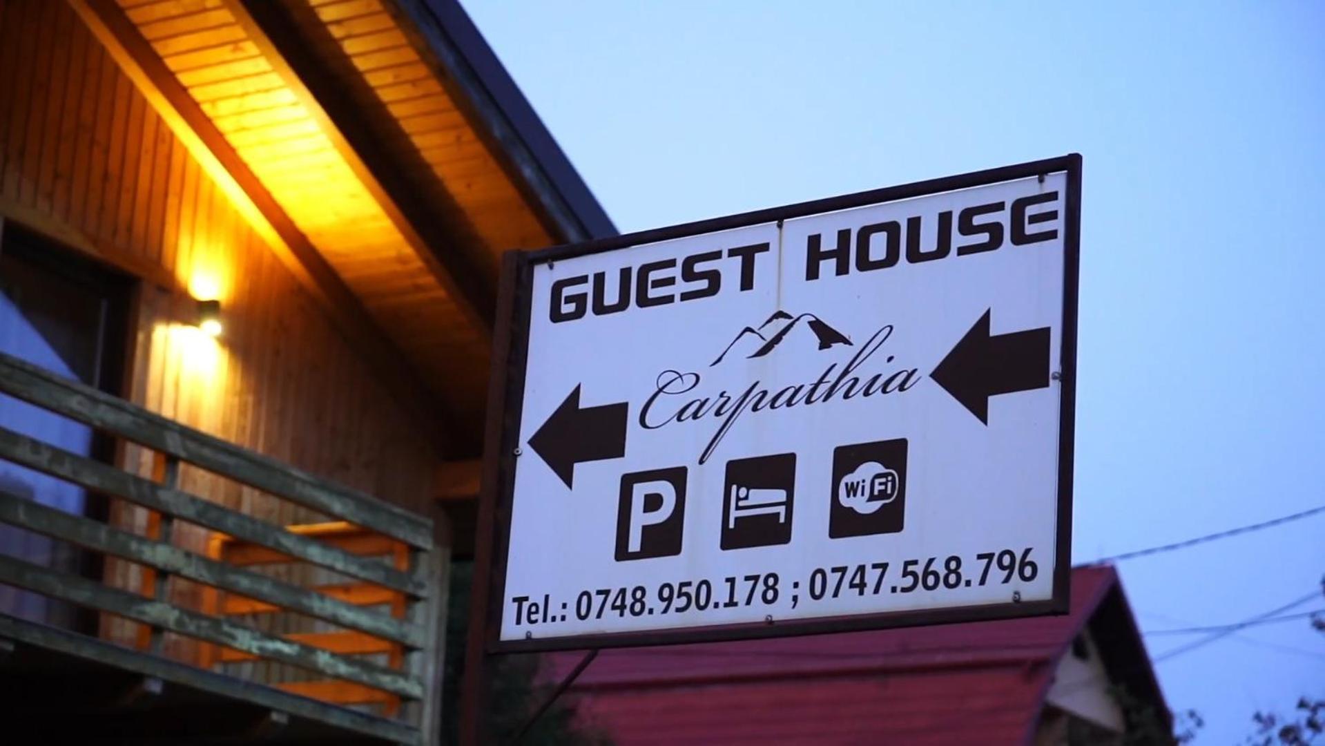 Guest House Carpathia Vişeu de Sus Exteriör bild